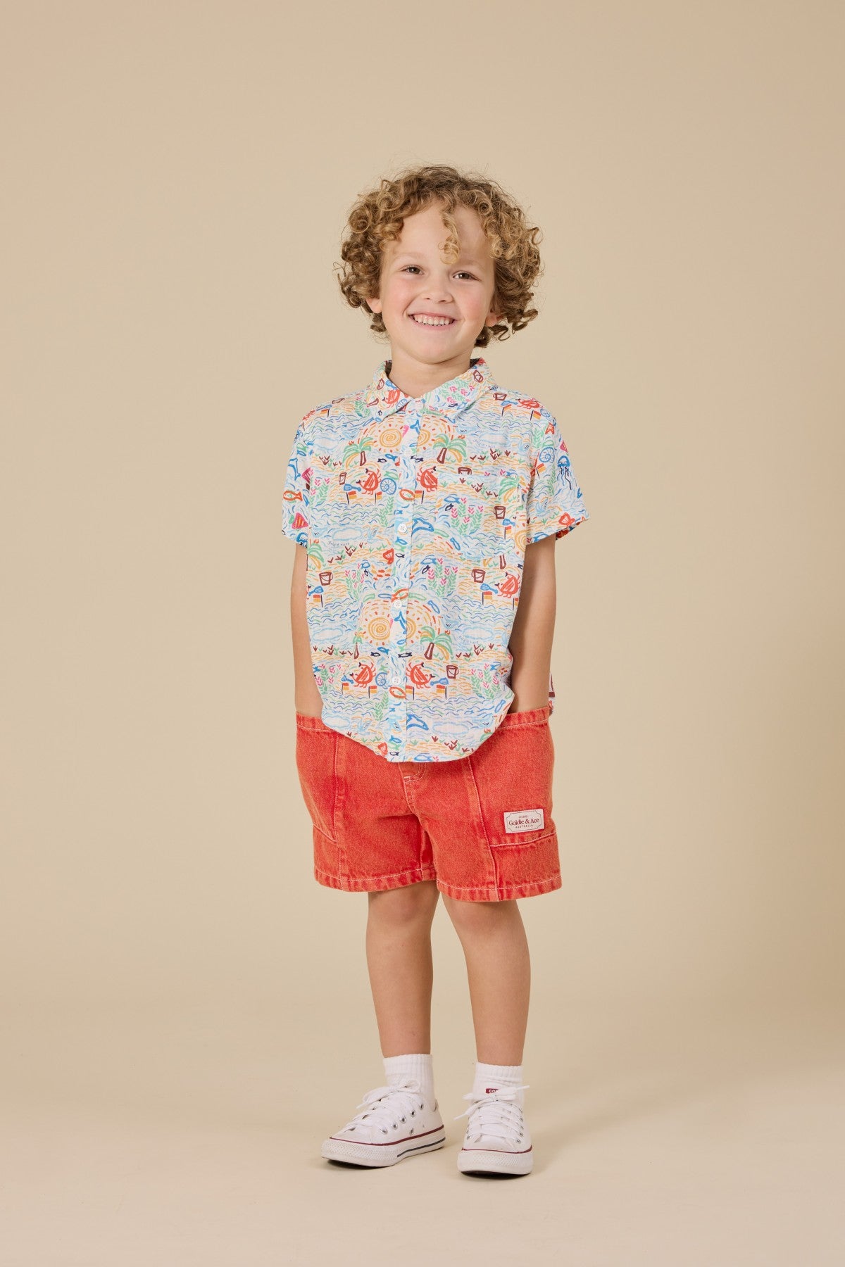 Goldie + Ace Summer Bay Holiday Shirt - Multi