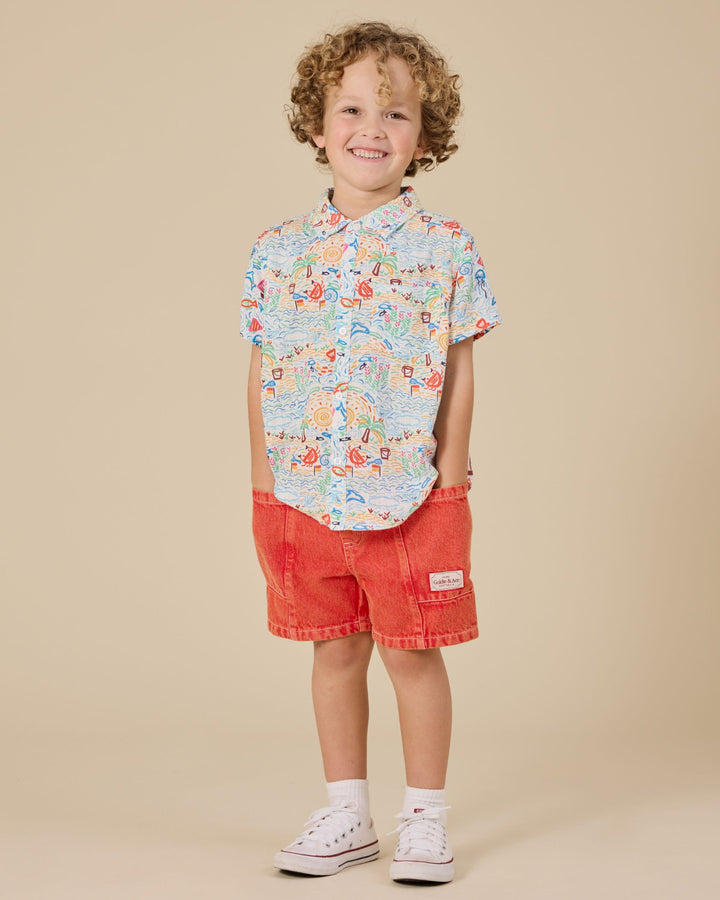 Goldie + Ace Summer Bay Holiday Shirt - Multi
