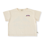 Nautical Flag Oversized T-Shirt - Cream