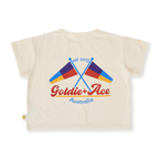 Nautical Flag Oversized T-Shirt - Cream