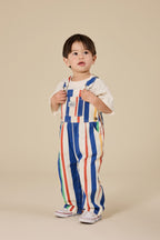 Austin Denim Overalls - 90'S Bold Stripe