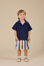 Goldie + Ace Oversized Terry Polo - Navy
