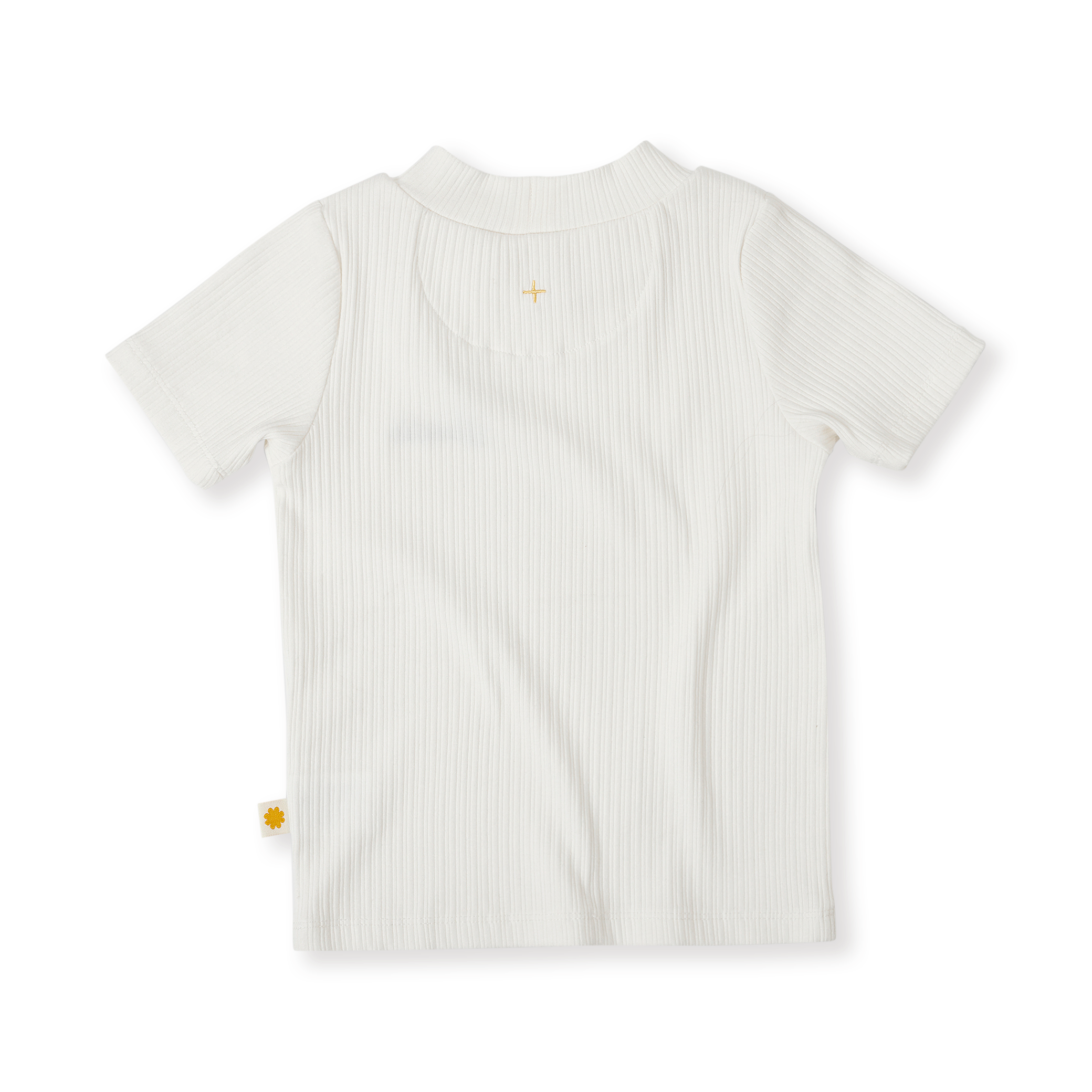 Goldie + Ace Rib T-Shirt - White