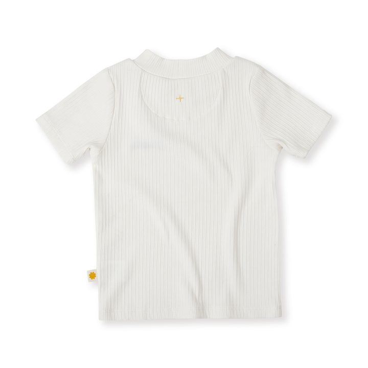 Goldie + Ace Rib T-Shirt - White