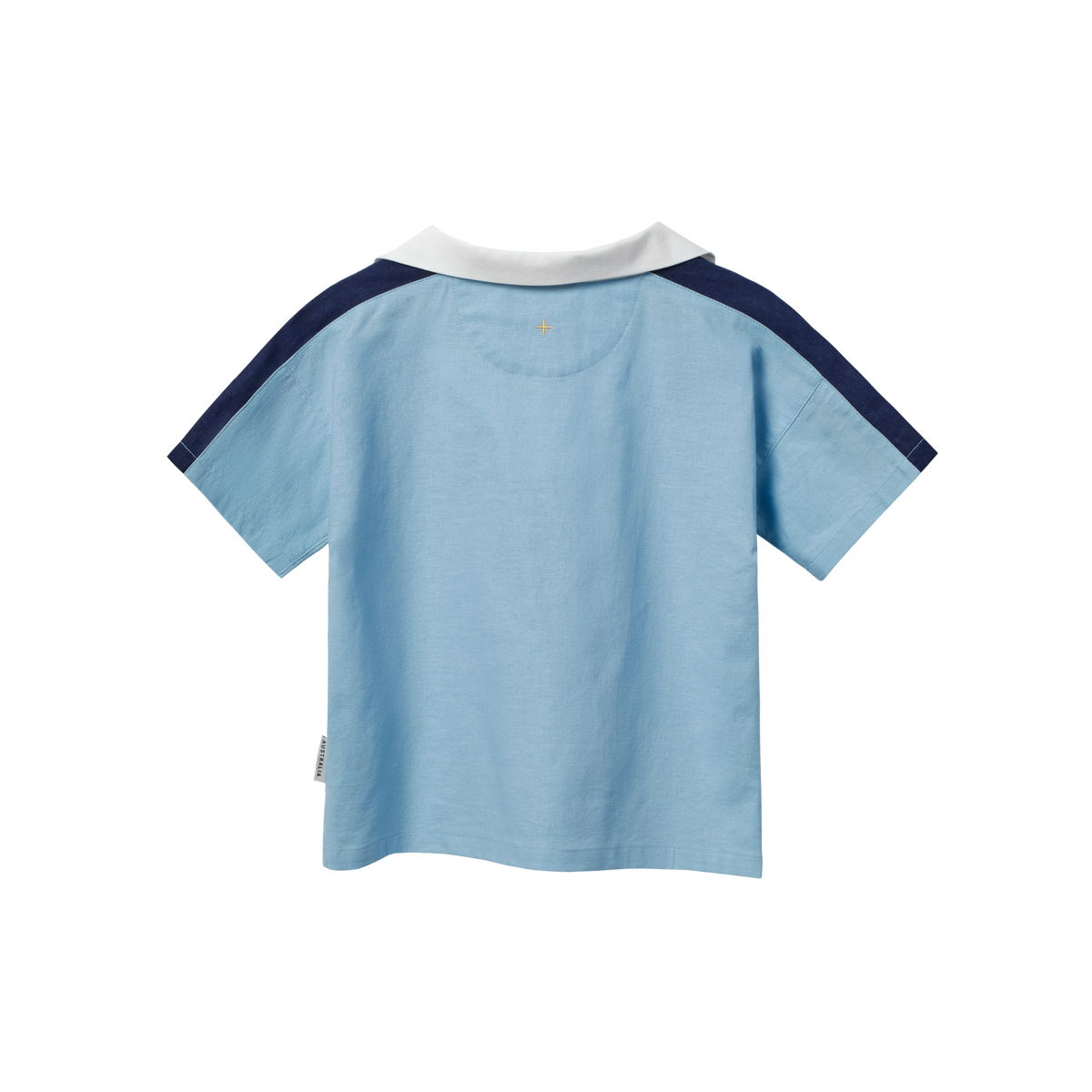 Panel Linen Blend Top