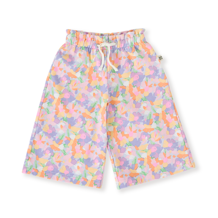 Goldie + Ace Pastel Bouquet Arlo Wide Leg Pant - Lilac Multi