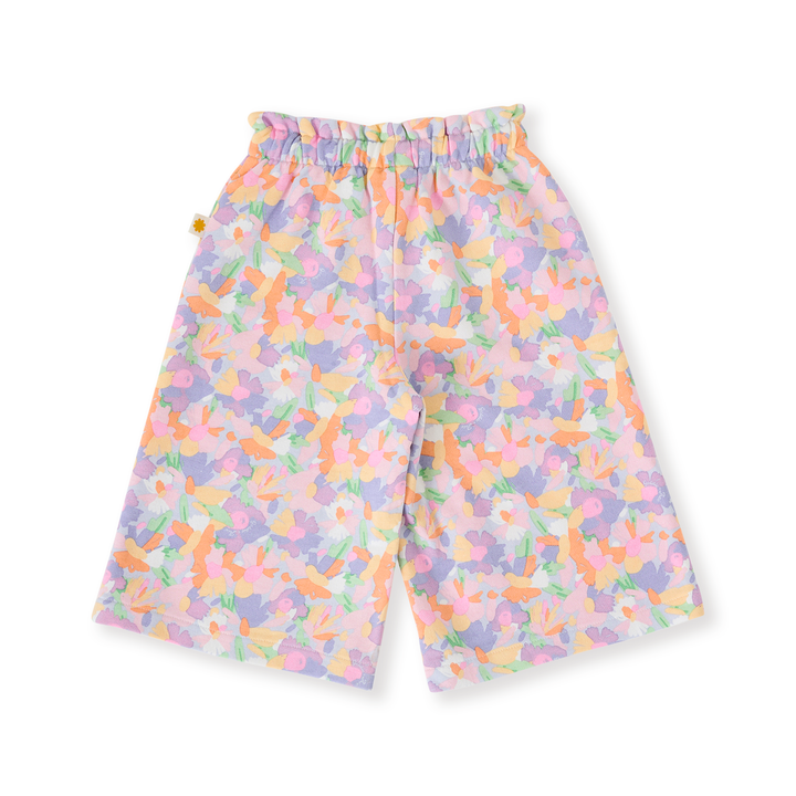 Goldie + Ace Pastel Bouquet Arlo Wide Leg Pant - Lilac Multi