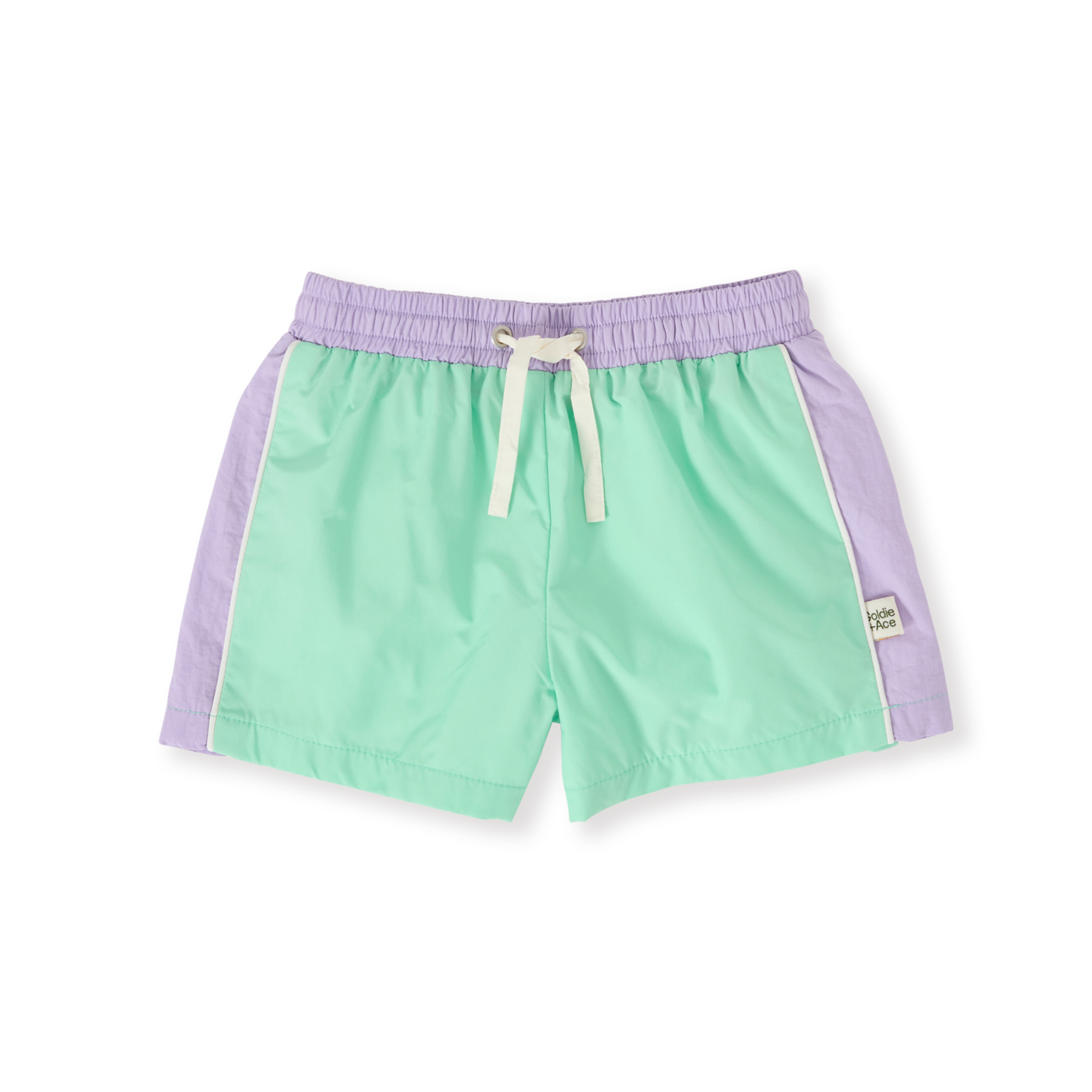 Goldie + Ace Retro Sporty Shorts - Peapod/ - Lilac