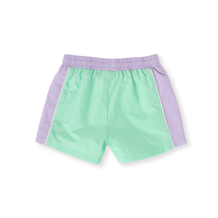 Goldie + Ace Retro Sporty Shorts - Peapod/ - Lilac
