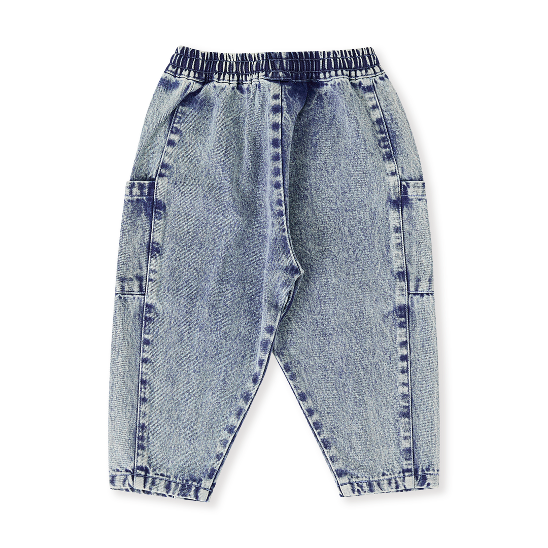 Goldie + Ace Kit Denim Pocket Pant - Light Denim