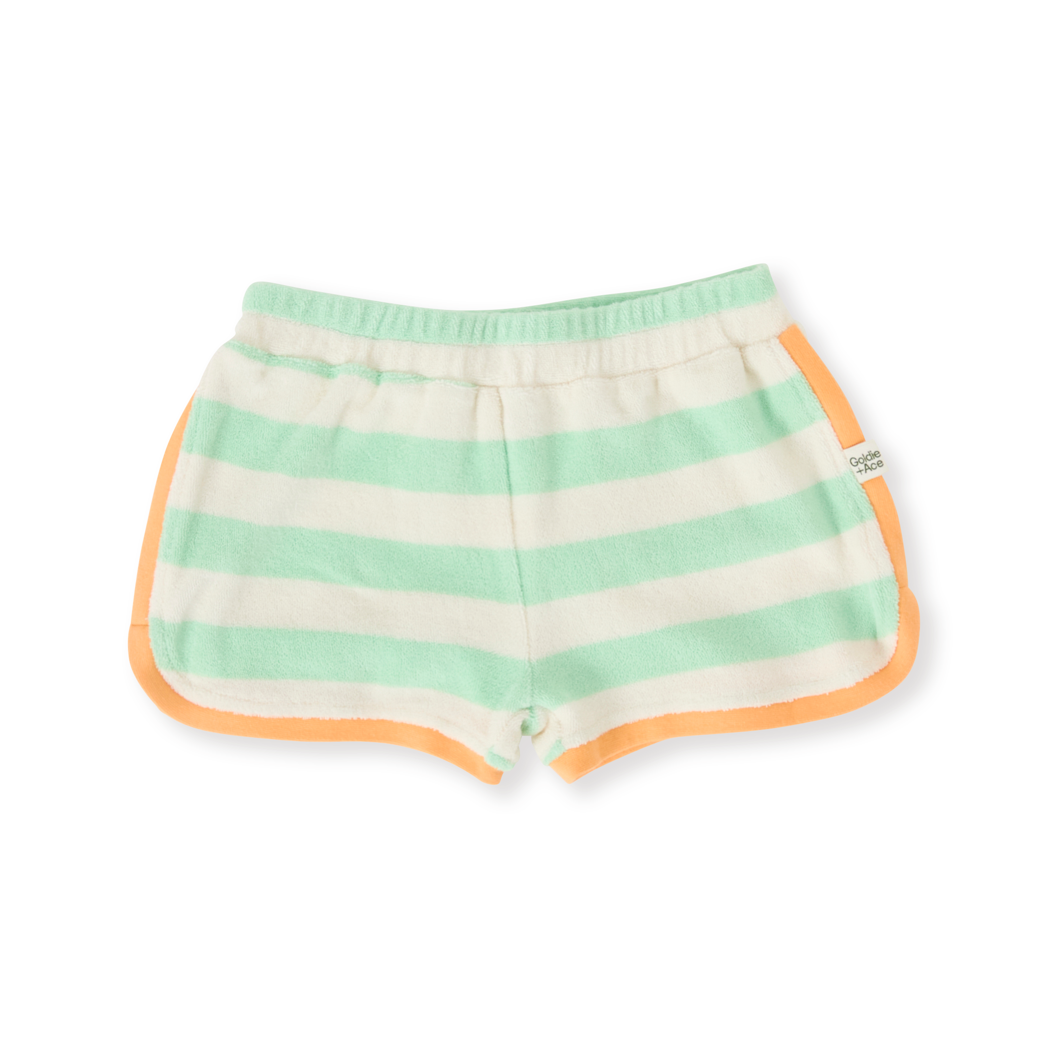 Peas In A Pod Stripe Shorts - Peapod/Cloud