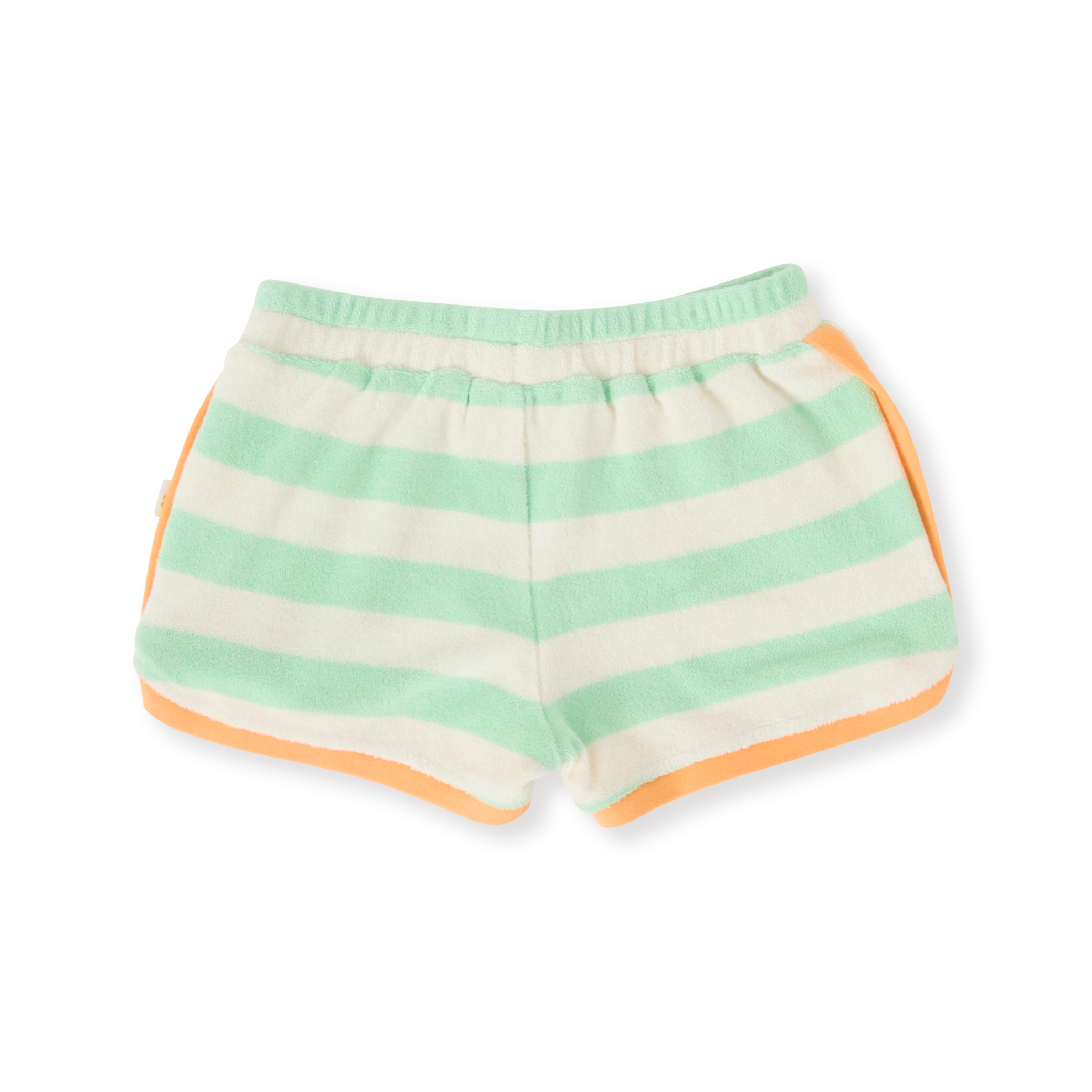 Peas In A Pod Stripe Shorts - Peapod/Cloud