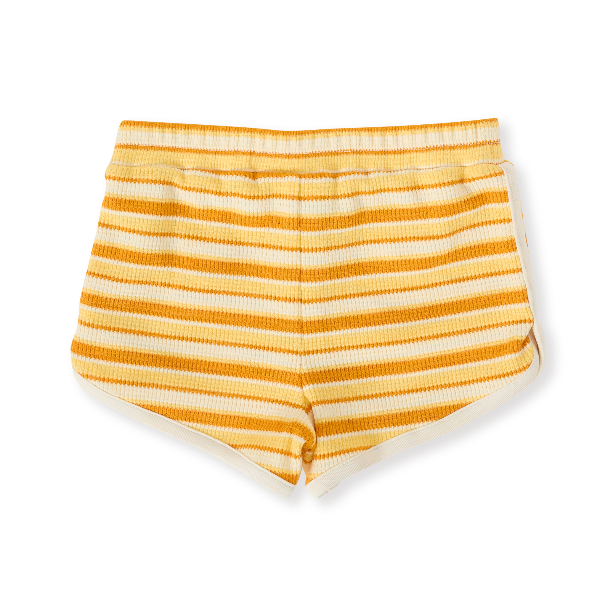 Goldie + Ace Sunshine Stripe Shorts - Lemon/Golden