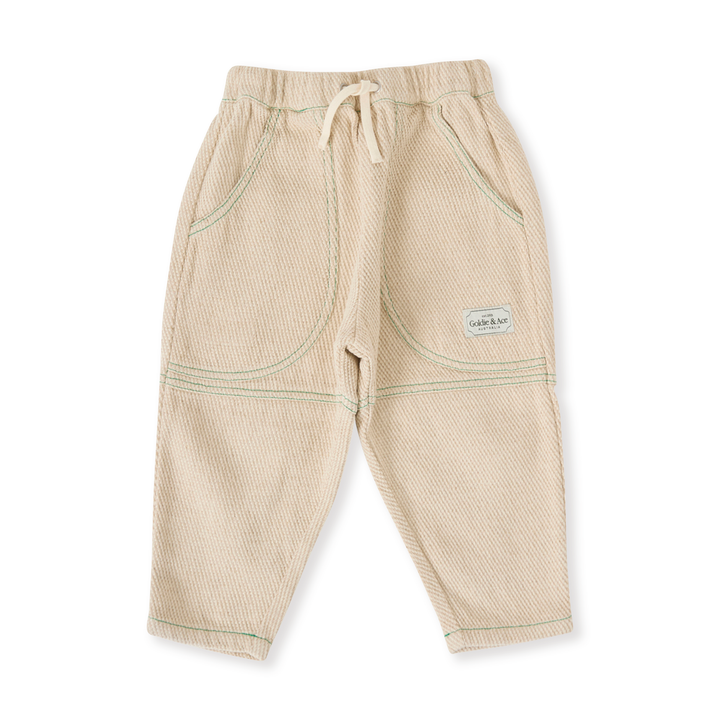 Goldie + Ace Drew Embroidered Pocket Pant - Sand