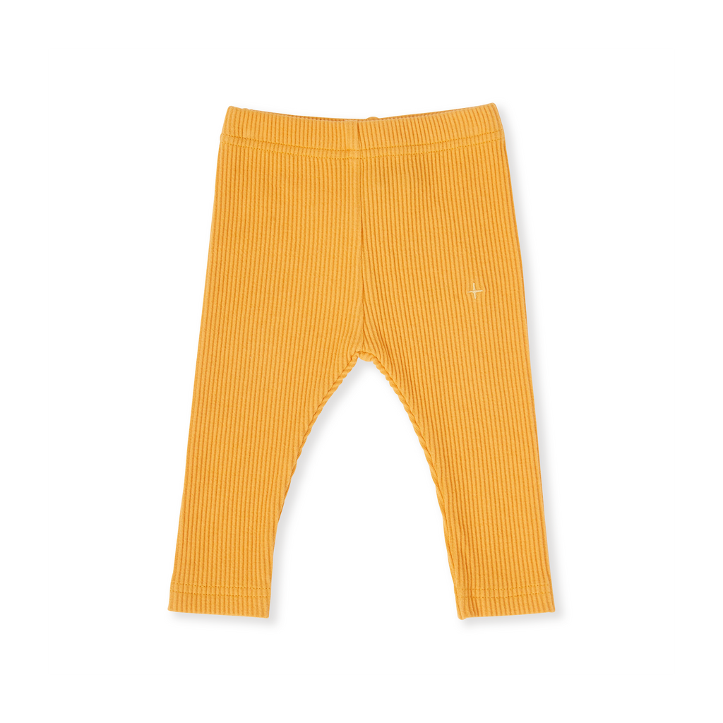 Bowie Rib Legging - Golden