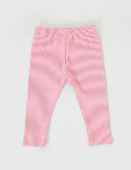 Goldie + Ace Bowie Rib Legging - Sweet Pea