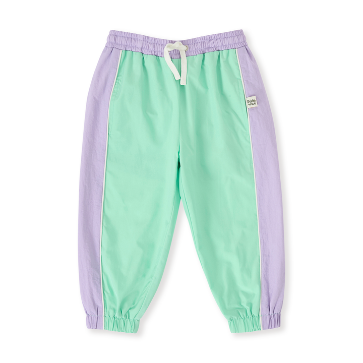 Goldie + Ace Retro Sporty Pants - Peapod/ - Lilac