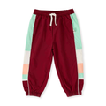 Retro Sporty Pants - Brick/Peapod