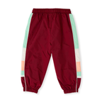 Retro Sporty Pants - Brick/Peapod