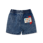 Primary Pop Noah Denim Shorts - Dark Denim