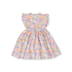 Goldie + Ace Pastel Bouquet Lyla Dress - Lilac Multi