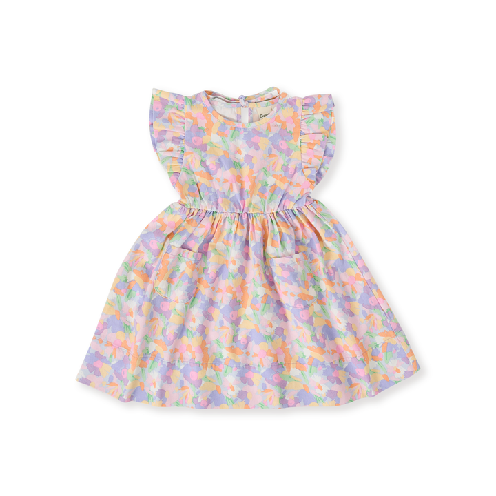Goldie + Ace Pastel Bouquet Lyla Dress - Lilac Multi