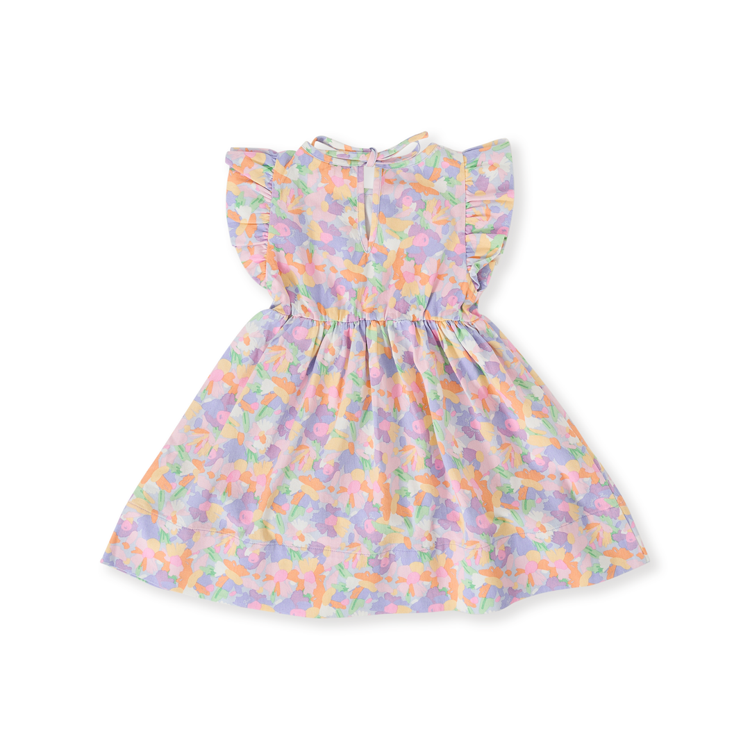 Goldie + Ace Pastel Bouquet Lyla Dress - Lilac Multi