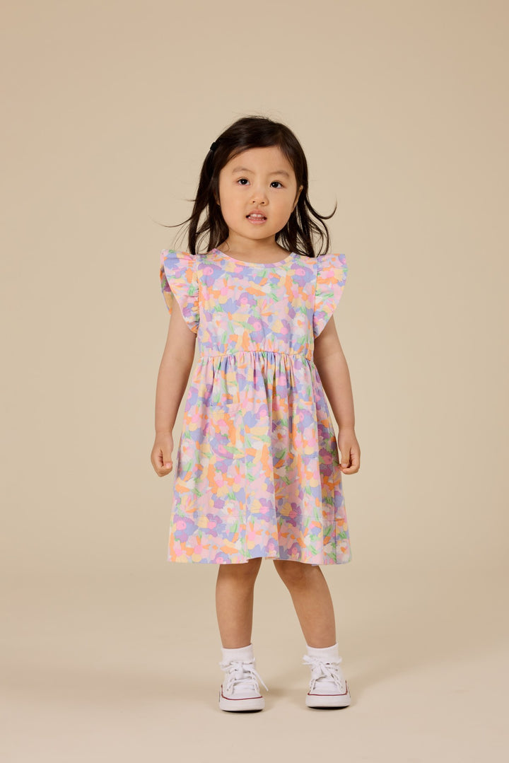Goldie + Ace Pastel Bouquet Lyla Dress - Lilac Multi