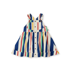 Heidi Denim Pinafore Dress - 90'S Bold Stripe