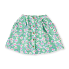 Goldie + Ace Daisy Patch Presley Pocket Skirt - Moss