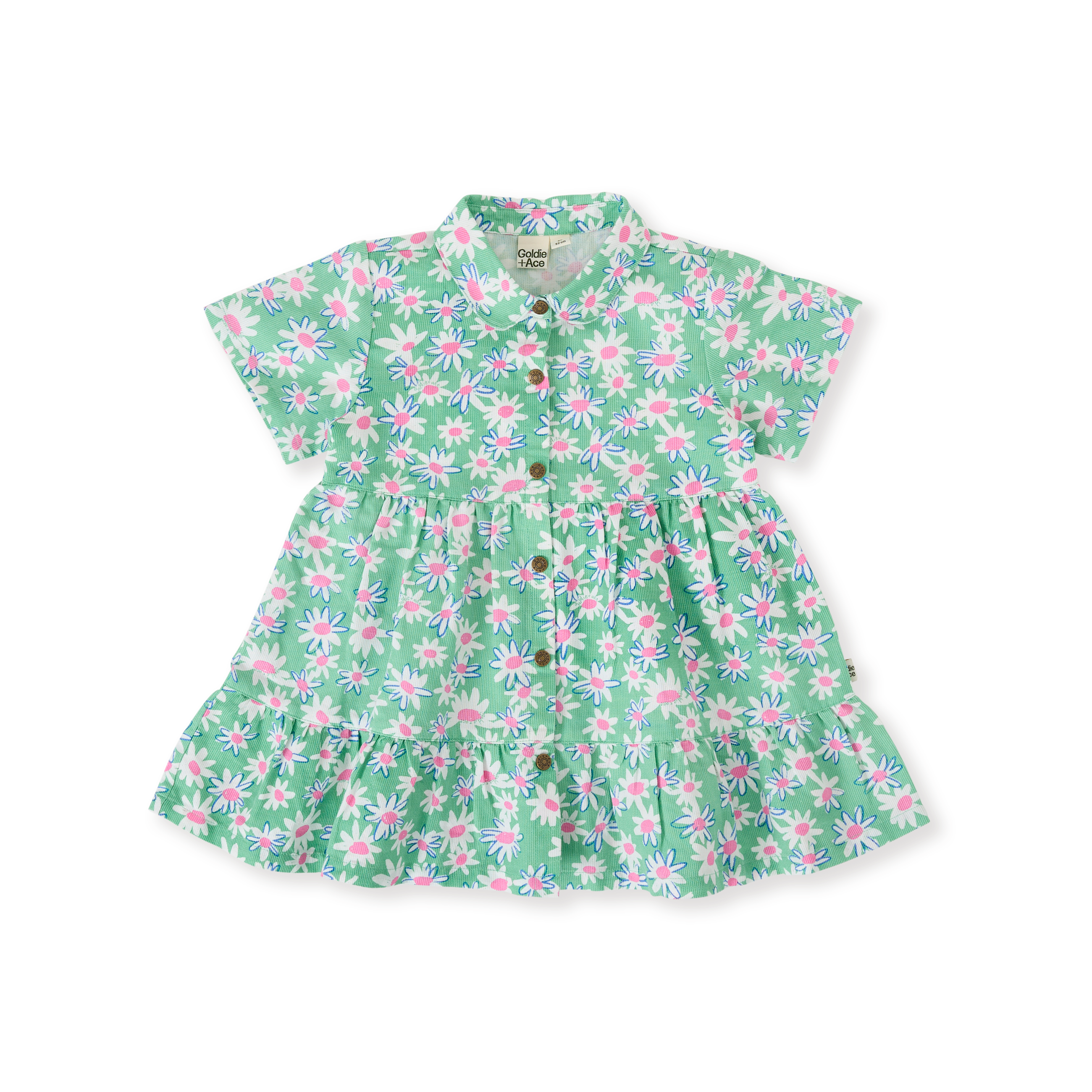 Goldie + Ace Daisy Patch Monica Dress - Moss