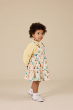 Goldie + Ace Goldie Crew Embroidered Sweater - Lemon