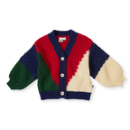 Colour Block Knit Cardigan - Multi