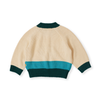 Marley Koala Knit Jumper - Vanilla/Teal