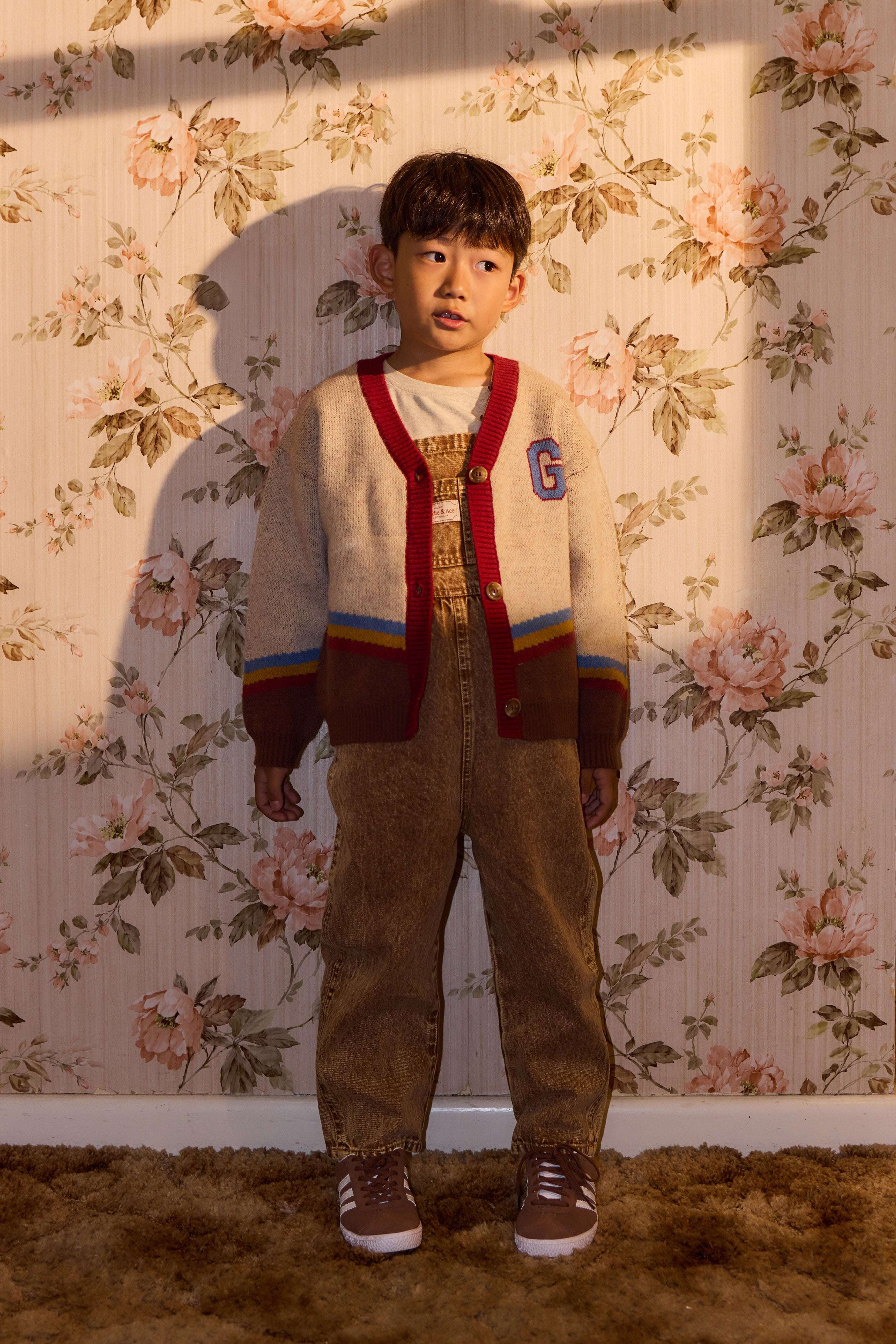 Goldie + Ace Austin Vintage Washed Denim Overalls Brown – Daisy