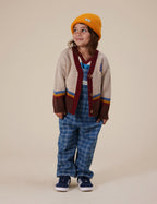 Austin Denim Check Overalls