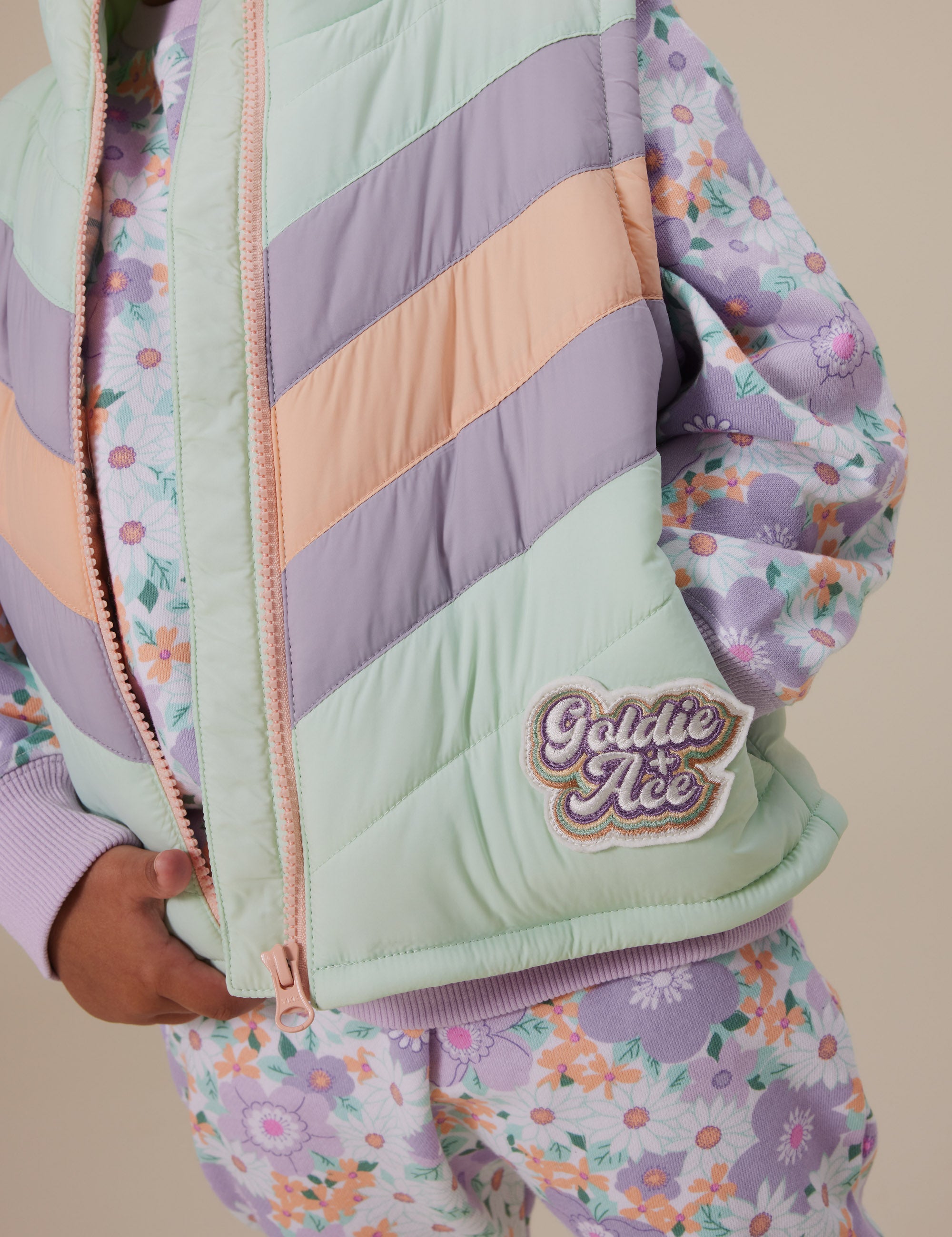 Goldie + Ace Panelled Vest