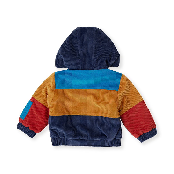 Goldie + Ace Retro Corduroy Colourblock Jacket - Primary