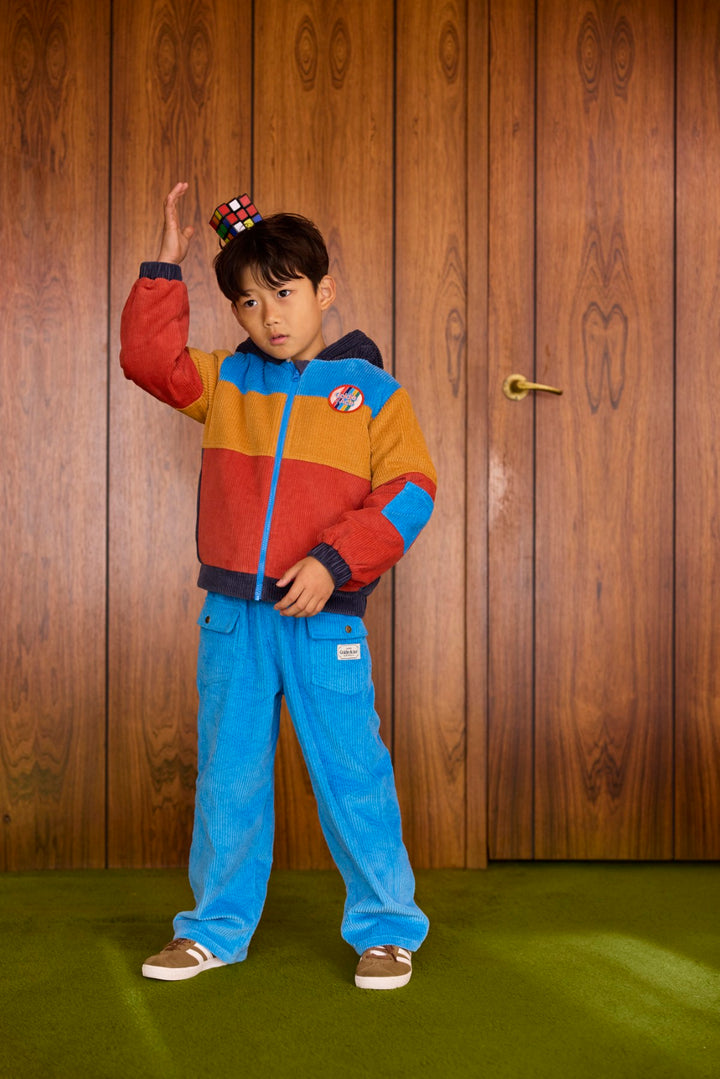 Goldie + Ace Arlo Wide Leg Corduroy Pocket Pant