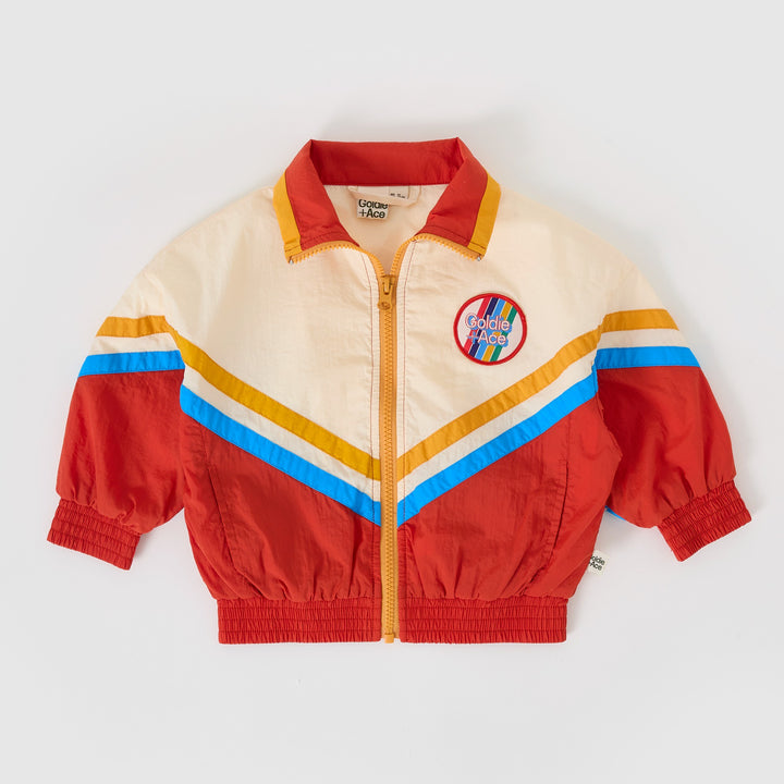 Goldie + Ace Retro Lightweight Spray Jacket Red