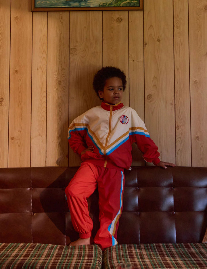 Goldie + Ace Retro Lightweight Spray Jacket Red