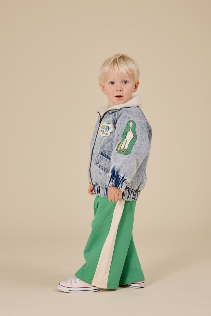 Goldie + Ace Ari Denim Sherpa Jacket