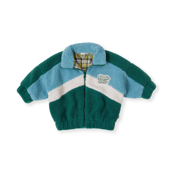 Goldie + Ace Frankie Sherpa Jacket  - Teal