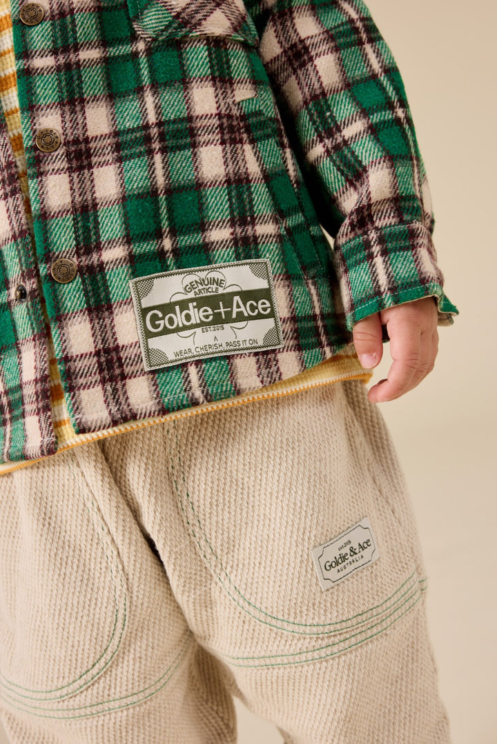 Goldie + Ace Drew Embroidered Pocket Pant - Sand
