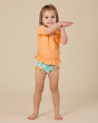 Goldie + Ace Daisy Patch Frill Waist Bikini Bottom