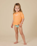 Goldie + Ace Daisy Patch Frill Waist Bikini Bottom