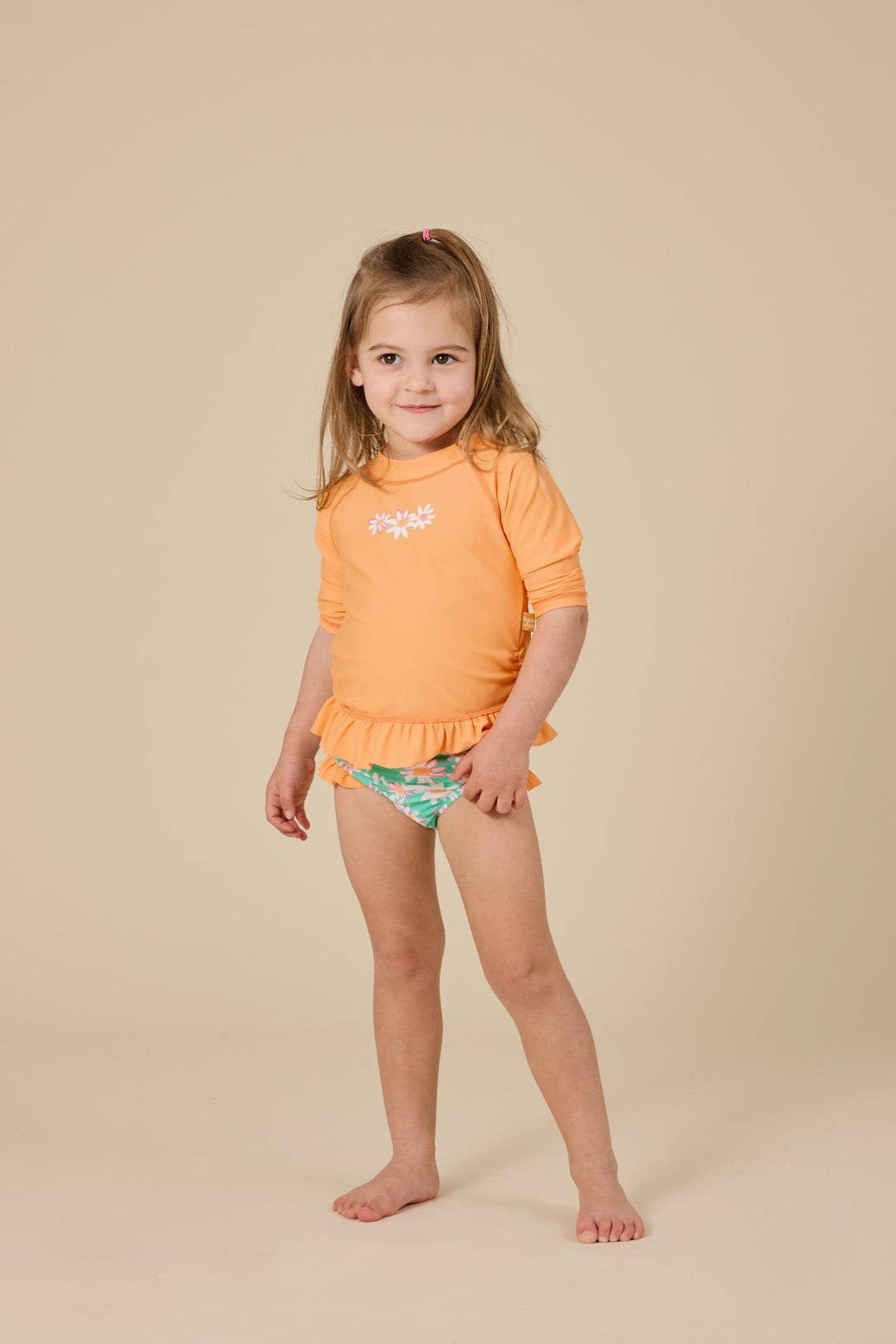Goldie + Ace Daisy Chain Frill Rashguard