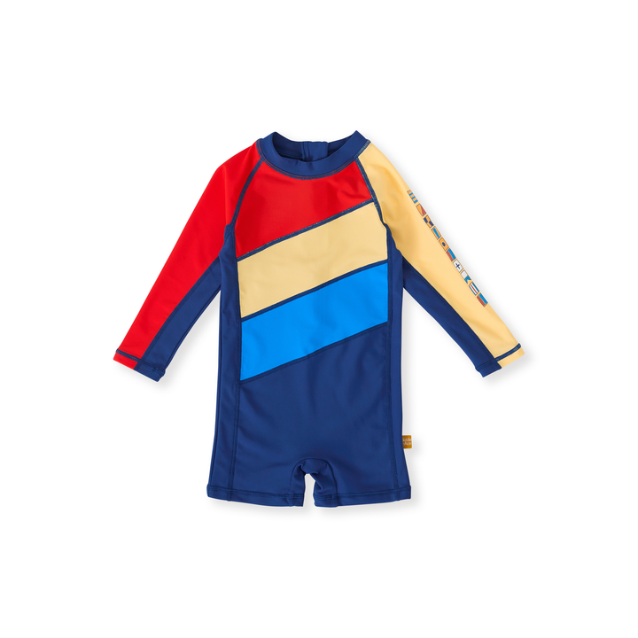 Goldie + Ace Nautical Flag Short Leg Swimsuit