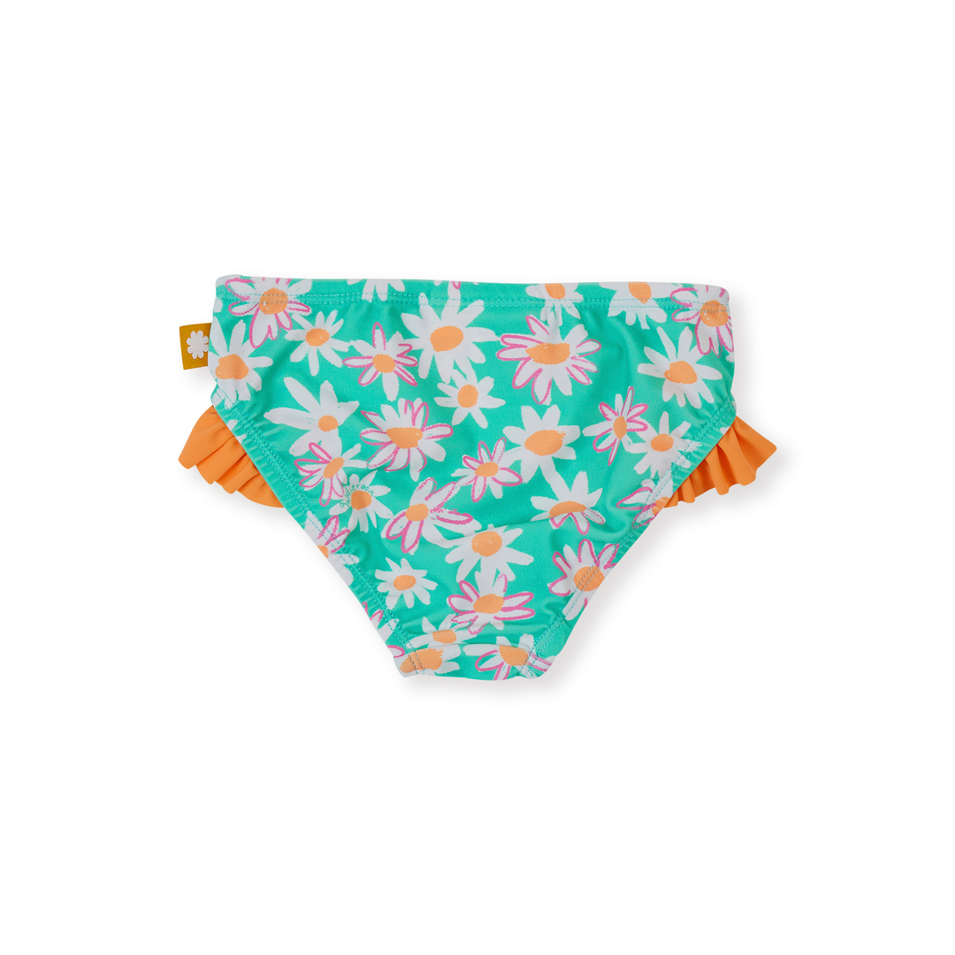 Goldie + Ace Daisy Patch Frill Waist Bikini Bottom