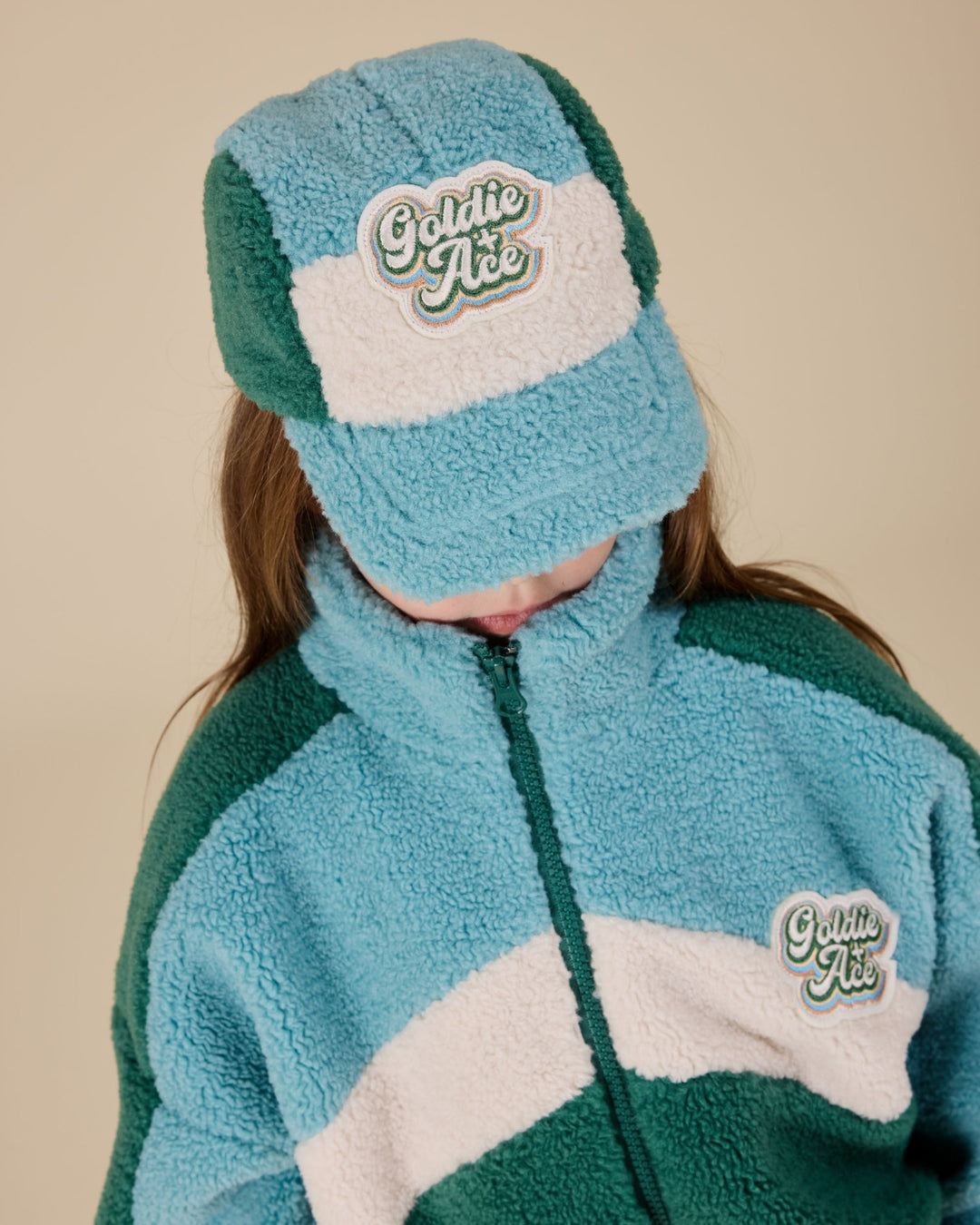 Goldie + Ace Blair Sherpa Cap - Teal
